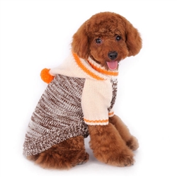 Contrast Hoodie Sweater