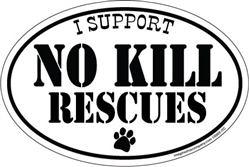 I Support No Kill Rescues Magnet