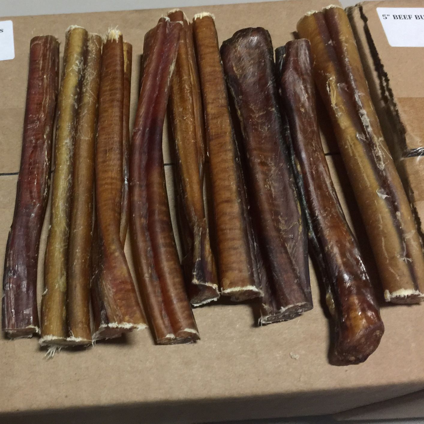 5" BEEF BULLY STICKS 50 per cs bulk