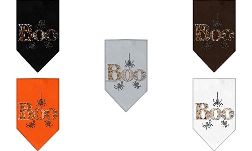 Boo Rhinestone Bandana