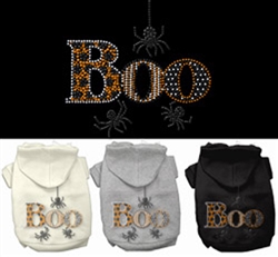 Boo Rhinestone Hoodies