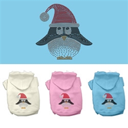 Santa Penguin Rhinestone Hoodie