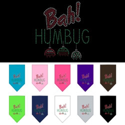 Bah Humbug Rhinestone Bandana