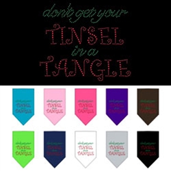 Tinsel in a Tangle Rhinestone Bandana