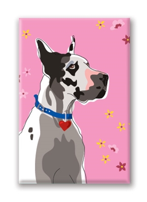 Great Dane Fridge Magnet