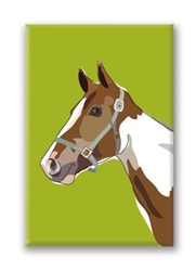 Horse, Pinto Fridge Magnet