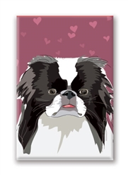 Japanese Chin Fridge Magnet
