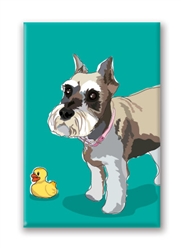 Schnauzer Fridge Magnet