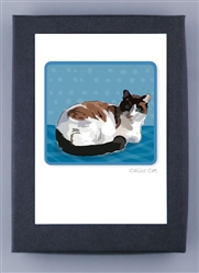 Cat, Calico - Grrreen Boxed Note Cards
