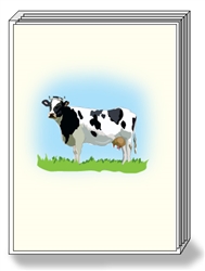 Holstein Cow Box Notes (1 box/pk)