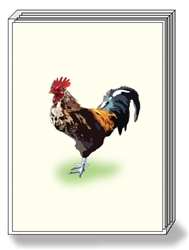 Rooster Box Notes (1 box/pk)