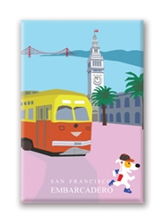 SF, Embarcadero: Fridge Magnet