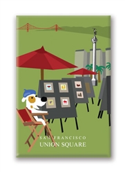 SF, Union Square: Fridge Magnet