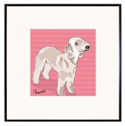 Framed Print: Bedlington Terrier