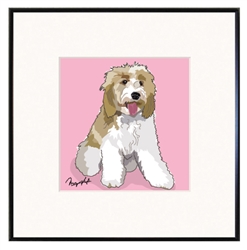 Framed Print: Cavadoodle