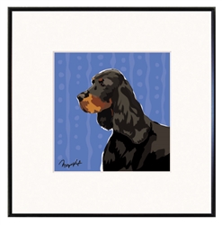 Framed Print: Gordon Setter