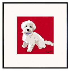 Framed Print: Maltipoo