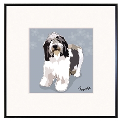 Framed Print: Polish Lowland Sheep Dog