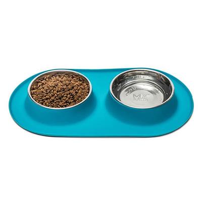 Double Bowl Silicone Feeders by Messy Mutts