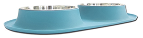 Double Bowl Silicone Feeders by Messy Mutts