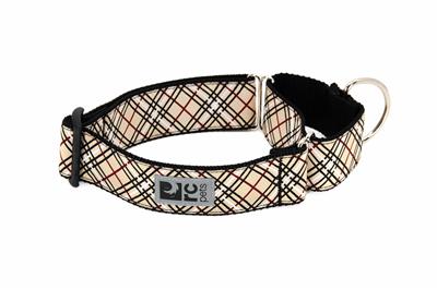 Wide Collars and Leads - Tan Tartan