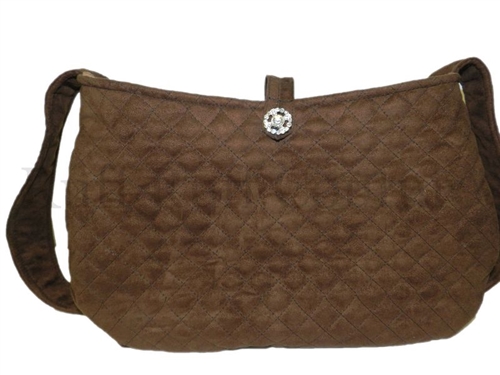 Quilted Snuggle Sack by Ruff Ruff Couture® Lots of Chocolate - Small Adjustable