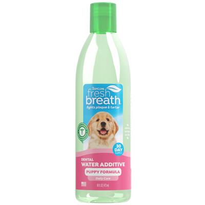 TropiClean Fresh Breath Dental Water Additive for Puppies, 16oz