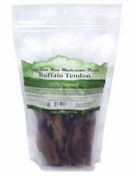 Papa Bow Wow - Buffalo Tendon - 6" 1/2 lb - 100% Natural 6"
