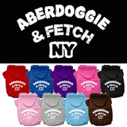 Aberdoggie NY Screenprint Pet Hoodies