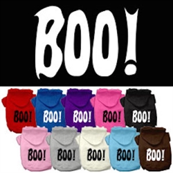 BOO! Screen Print Pet Hoodies