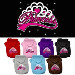 I'm a Princess Screen Print Pet Hoodies