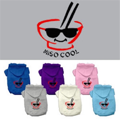 Miso Cool Screen Print Pet Hoodies