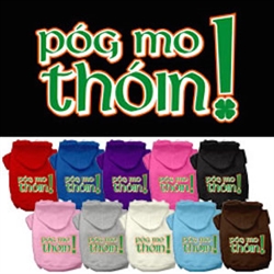 Pog Mo Thoin Screen Print Pet Hoodies