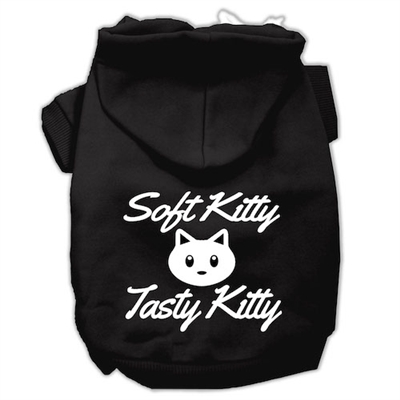 Soft Kitty, Tasty Kitty Screen Print Dog Pet Hoodies