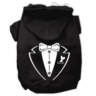 Tuxedo Screen Print Pet Hoodies