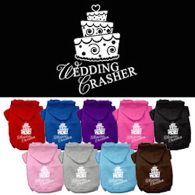 Wedding Crasher Screen Print Pet Hoodies