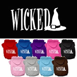 Wicked Screen Print Pet Hoodies