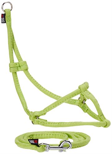 Dogline Comfort Microfiber Round Step-In Harness + Lead