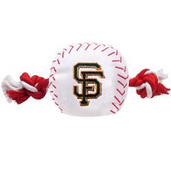 San Francisco Giants Baseball Toy - Nylon w/rope