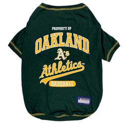 Oakland Athletics Dog Tee Shirt