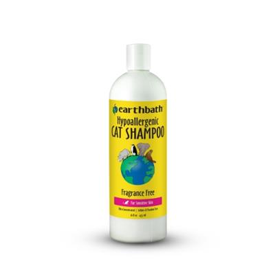 earthbath® Hypoallergenic Cat Shampoo, Fragrance Free, 16 oz