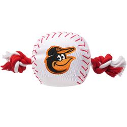 Baltmore Orioles Baseball Toy - Nylon w/rope