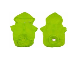 Yellow Waterproof Adjustable Travel Dog Raincoat