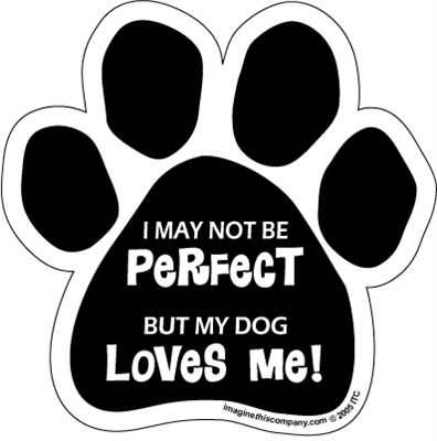 I May Not Be Perfect Paw Magnet