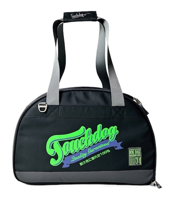 Black Touchdog Original Wick-Guard Water Resistant Fashion Pet Carrier