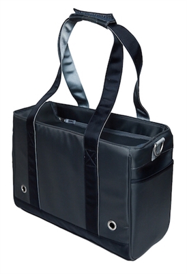 Black Touchdog Active-Purse Water Resistant Dog Carrier