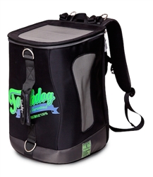 Black Touchdog Ultimate-Travel Airline Approved Backpack Carrying Water Resistant Pet Carrier