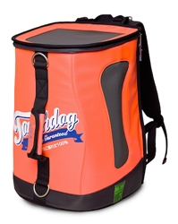 Cantaloupe Orange Touchdog Ultimate-Travel Airline Approved Backpack Carrying Water Resistant Pet Carrier