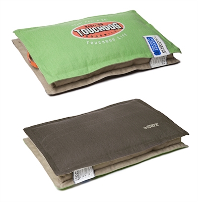 Mint Green Touchdog Sporty Shock-Stitched Reversible Rectangular Thick Dog Mat