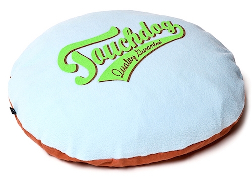 Grenadine Red Touchdog Original Castle-Bark Ultimate Rounded Premium Dog Bed